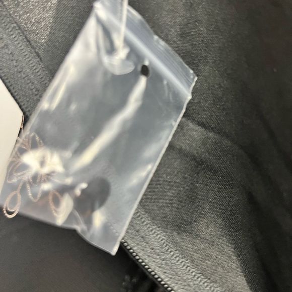 Smak Parlour Black Silver Snowflake Social Climber Caftan - Picture 8 of 10